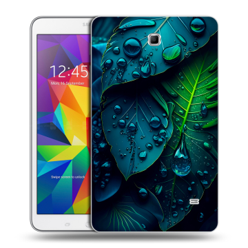 Силиконовый чехол на планшета Samsung GALAXY Tab 4 8.0 с принтом Листья Силиконовый чехол на планшета Samsung GALAXY Tab 4 8.0 с принтом Листья