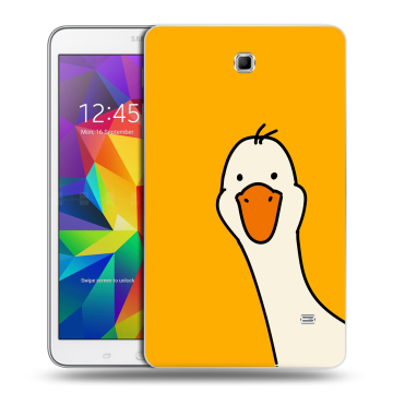 Силиконовый чехол на Samsung GALAXY Tab 4 8.0 с принтом Утка