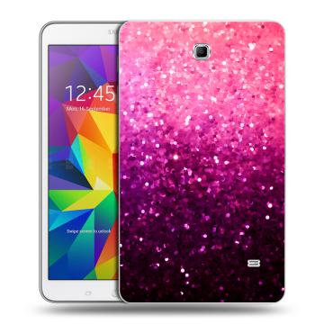 Силиконовый чехол на Samsung GALAXY Tab 4 8.0 с принтом Блестки