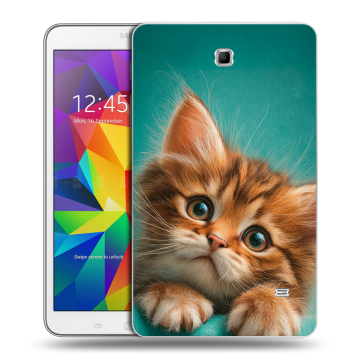 Силиконовый чехол на Samsung GALAXY Tab 4 8.0 с принтом котенок Силиконовый чехол на Samsung GALAXY Tab 4 8.0 с принтом котенок