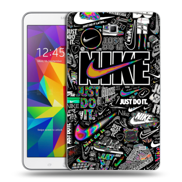 Силиконовый чехол на Samsung GALAXY Tab 4 8.0 с принтом Найк