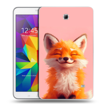 Силиконовый чехол на Samsung GALAXY Tab 4 8.0 с принтом милая лиса
