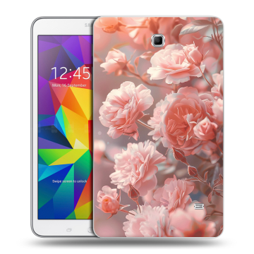 Силиконовый чехол на Samsung GALAXY Tab 4 8.0 с принтом Розовые розы