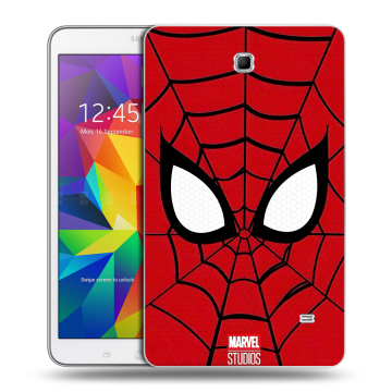 Силиконовый чехол на Samsung GALAXY Tab 4 8.0 с принтом человек паук spiderman