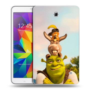 Силиконовый чехол на Samsung GALAXY Tab 4 8.0 с принтом Шрек Shrek