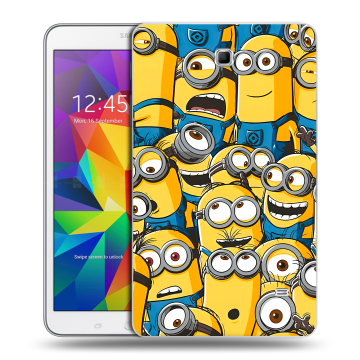 Силиконовый чехол на Samsung GALAXY Tab 4 8.0 с принтом Миньоны Силиконовый чехол на Samsung GALAXY Tab 4 8.0 с принтом Миньоны