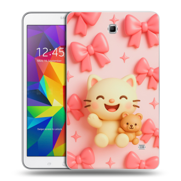 Силиконовый чехол на Samsung GALAXY Tab 4 8.0 с принтом для девочек