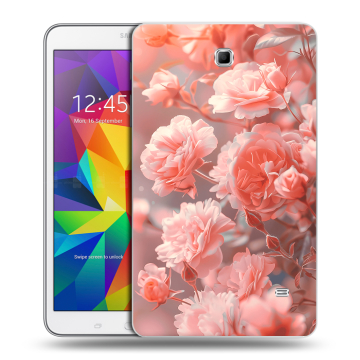 Силиконовый чехол на Samsung GALAXY Tab 4 8.0 с принтом Розы цветы