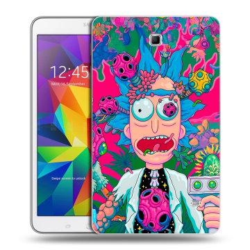 Силиконовый чехол на Samsung GALAXY Tab 4 8.0 с принтом Рик и Морти Rick Morty