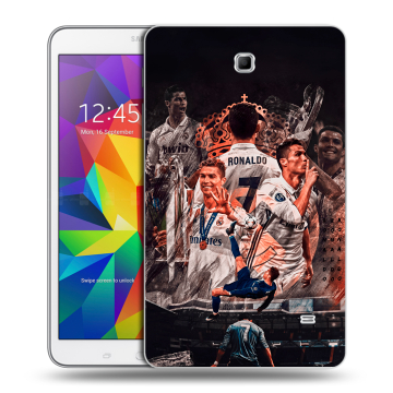 Силиконовый чехол на Samsung GALAXY Tab 4 8.0 с принтом Реал Роналдо Real Ronaldo Силиконовый чехол на Samsung GALAXY Tab 4 8.0 с принтом Реал Роналдо Real Ronaldo
