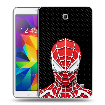 Силиконовый чехол на Samsung GALAXY Tab 4 8.0 с принтом человек паук spiderman