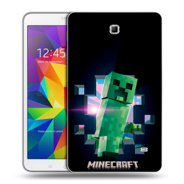 Силиконовый чехол на Samsung GALAXY Tab 4 8.0 с принтом Майнкрафт Minecraft
