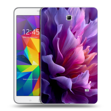 Силиконовый чехол на Samsung GALAXY Tab 4 8.0 с принтом женский цветы Силиконовый чехол на Samsung GALAXY Tab 4 8.0 с принтом женский цветы