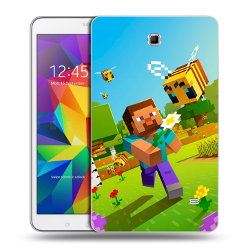 Силиконовый чехол на Samsung GALAXY Tab 4 8.0 с принтом Майнкрафт Minecraft Силиконовый чехол на Samsung GALAXY Tab 4 8.0 с принтом Майнкрафт Minecraft