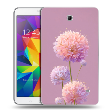 Силиконовый чехол на Samsung GALAXY Tab 4 8.0 с принтом Цветы