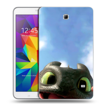 Силиконовый чехол на Samsung GALAXY Tab 4 8.0 с принтом Как приручить дракона