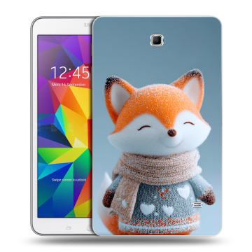 Силиконовый чехол на Samsung GALAXY Tab 4 8.0 с принтом Лиса