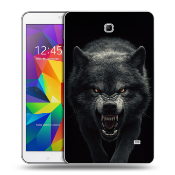 Силиконовый чехол на Samsung GALAXY Tab 4 8.0 с принтом Волк