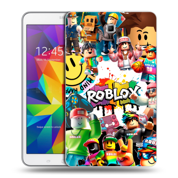 Силиконовый чехол на Samsung GALAXY Tab 4 8.0 с принтом Roblox Роблокс