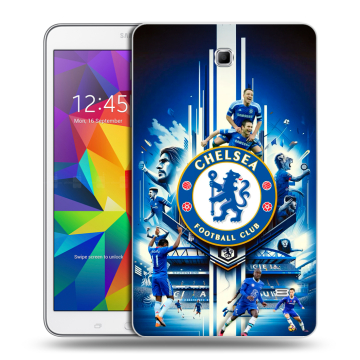 Силиконовый чехол на Samsung GALAXY Tab 4 8.0 с принтом Chelsea Челси