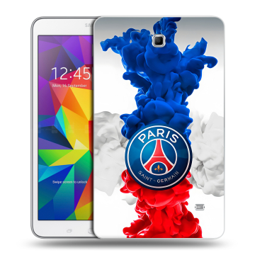 Силиконовый чехол на Samsung GALAXY Tab 4 8.0 с принтом PSG ПСЖ