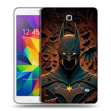 Силиконовый чехол на Samsung GALAXY Tab 4 8.0 с принтом Batman Бэтмен