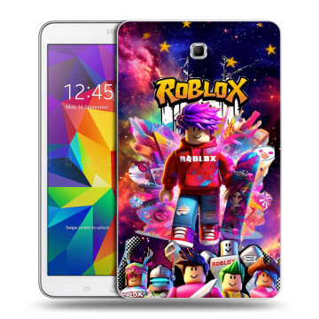 Силиконовый чехол на Samsung GALAXY Tab 4 8.0 с принтом Roblox Роблокс