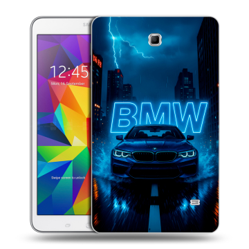 Силиконовый чехол на Samsung GALAXY Tab 4 8.0 с принтом BMW БМВ Силиконовый чехол на Samsung GALAXY Tab 4 8.0 с принтом BMW БМВ