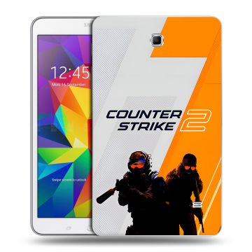 Силиконовый чехол на Samsung GALAXY Tab 4 8.0 с принтом Counter Strike