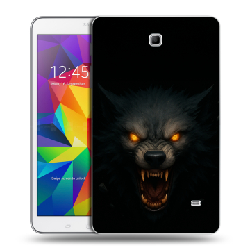 Силиконовый чехол на Samsung GALAXY Tab 4 8.0 с принтом Волк