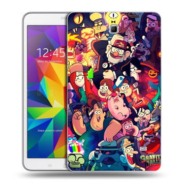 Силиконовый чехол на Samsung GALAXY Tab 4 8.0 с принтом Gravity Falls Гравити Фолз