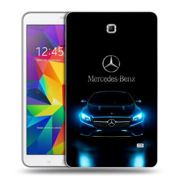 Силиконовый чехол на Samsung GALAXY Tab 4 8.0 с принтом Mercedes Мерседес Силиконовый чехол на Samsung GALAXY Tab 4 8.0 с принтом Mercedes Мерседес