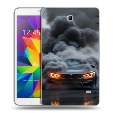 Силиконовый чехол на Samsung GALAXY Tab 4 8.0 с принтом BMW БМВ
