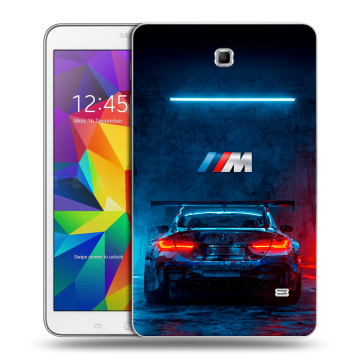 Силиконовый чехол на Samsung GALAXY Tab 4 8.0 с принтом BMW БМВ Силиконовый чехол на Samsung GALAXY Tab 4 8.0 с принтом BMW БМВ