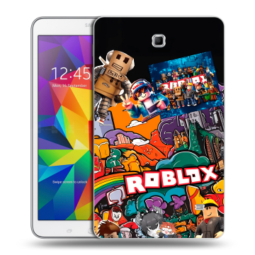 Силиконовый чехол на Samsung GALAXY Tab 4 8.0 с принтом Roblox Роблокс Силиконовый чехол на Samsung GALAXY Tab 4 8.0 с принтом Roblox Роблокс