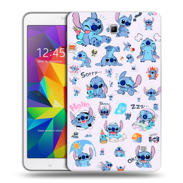 Силиконовый чехол на Samsung GALAXY Tab 4 8.0 с принтом Лило и Стич Силиконовый чехол на Samsung GALAXY Tab 4 8.0 с принтом Лило и Стич