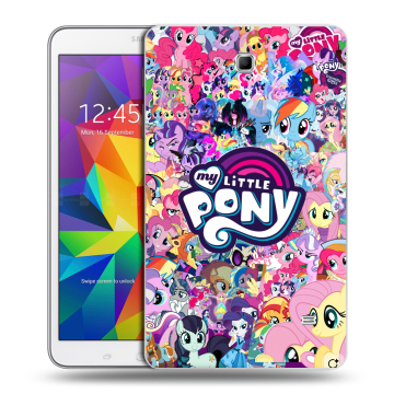 Силиконовый чехол на Samsung GALAXY Tab 4 8.0 с принтом My little pony Дружба чудо