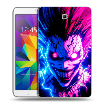 Силиконовый чехол на Samsung GALAXY Tab 4 8.0 с принтом Death note Тетрадь смерти