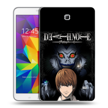 Силиконовый чехол на Samsung GALAXY Tab 4 8.0 с принтом Death note Тетрадь смерти