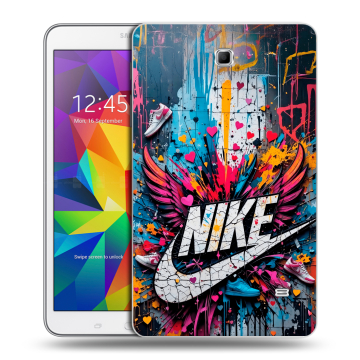 Силиконовый чехол на Samsung GALAXY Tab 4 8.0 с принтом Nike Найк