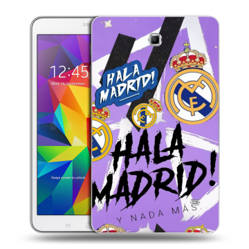Силиконовый чехол на Samsung GALAXY Tab 4 8.0 с принтом Real Madrid Реал Мадрид Силиконовый чехол на Samsung GALAXY Tab 4 8.0 с принтом Real Madrid Реал Мадрид