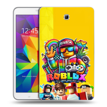 Силиконовый чехол на Samsung GALAXY Tab 4 8.0 с принтом Roblox Роблокс Силиконовый чехол на Samsung GALAXY Tab 4 8.0 с принтом Roblox Роблокс