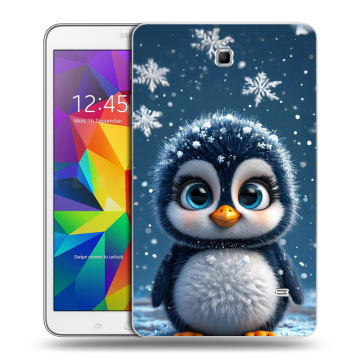 Силиконовый чехол на Samsung GALAXY Tab 4 8.0 с принтом Новый год