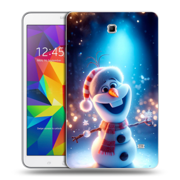 Силиконовый чехол на Samsung GALAXY Tab 4 8.0 с принтом Новый год