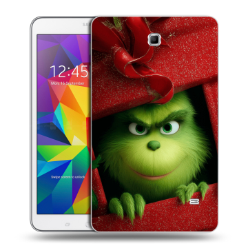 Силиконовый чехол на Samsung GALAXY Tab 4 8.0 с принтом Новый год
