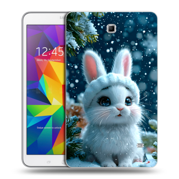 Силиконовый чехол на Samsung GALAXY Tab 4 8.0 с принтом Новый год