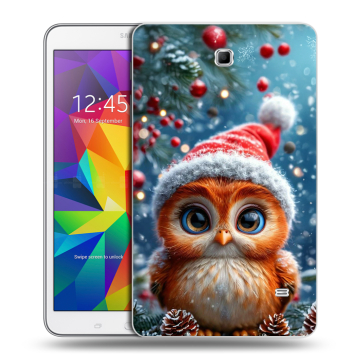 Силиконовый чехол на Samsung GALAXY Tab 4 8.0 с принтом Новый год Силиконовый чехол на Samsung GALAXY Tab 4 8.0 с принтом Новый год