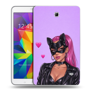 Силиконовый чехол на Samsung GALAXY Tab 4 8.0 с принтом женский