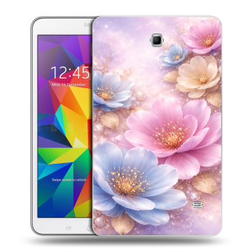 Силиконовый чехол на Samsung GALAXY Tab 4 8.0 с принтом женский