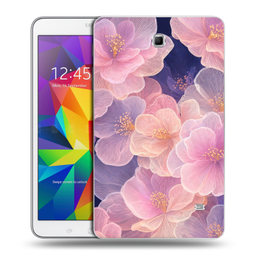 Силиконовый чехол на Samsung GALAXY Tab 4 8.0 с принтом женский